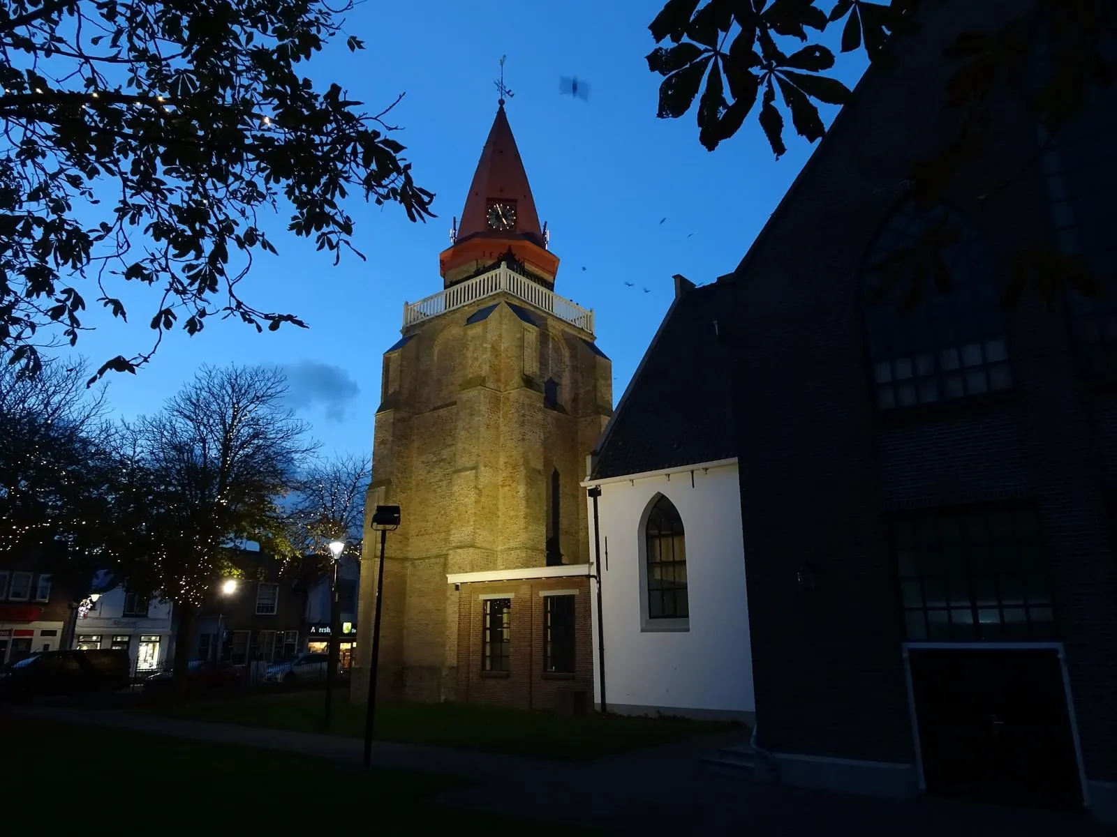Kaus schijnwerpers op locatie