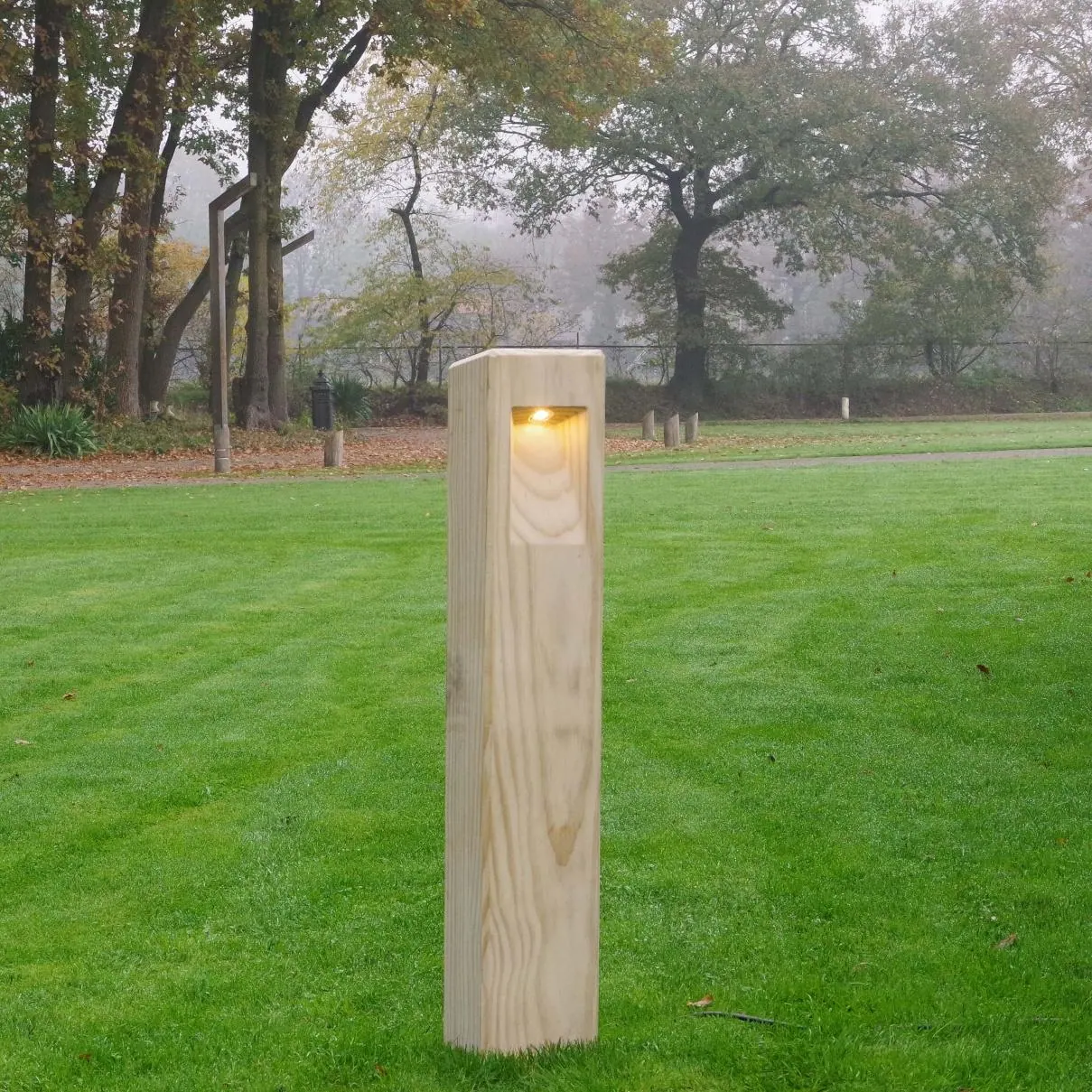 Wood, warmte in de openbare ruimte